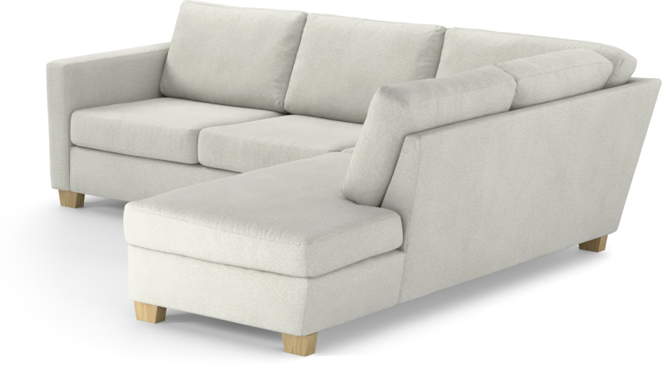 Friday - 2,5-sits soffa med divan höger - Vit