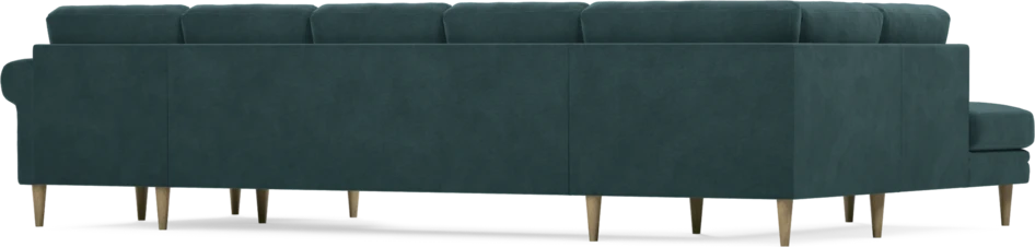 Eden - 3-sits soffa med divan vänster och schäslong höger - Blå