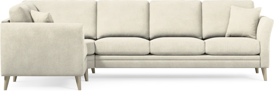 Eden - Hörnsoffa, 1+3-sits - Vit