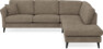 Eden - 2,5-sits soffa med divan - Gul