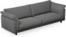 Cherrie - 4-sits soffa, fast klädsel - Grå