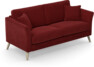 Eden - 2,5-sits soffa - Röd