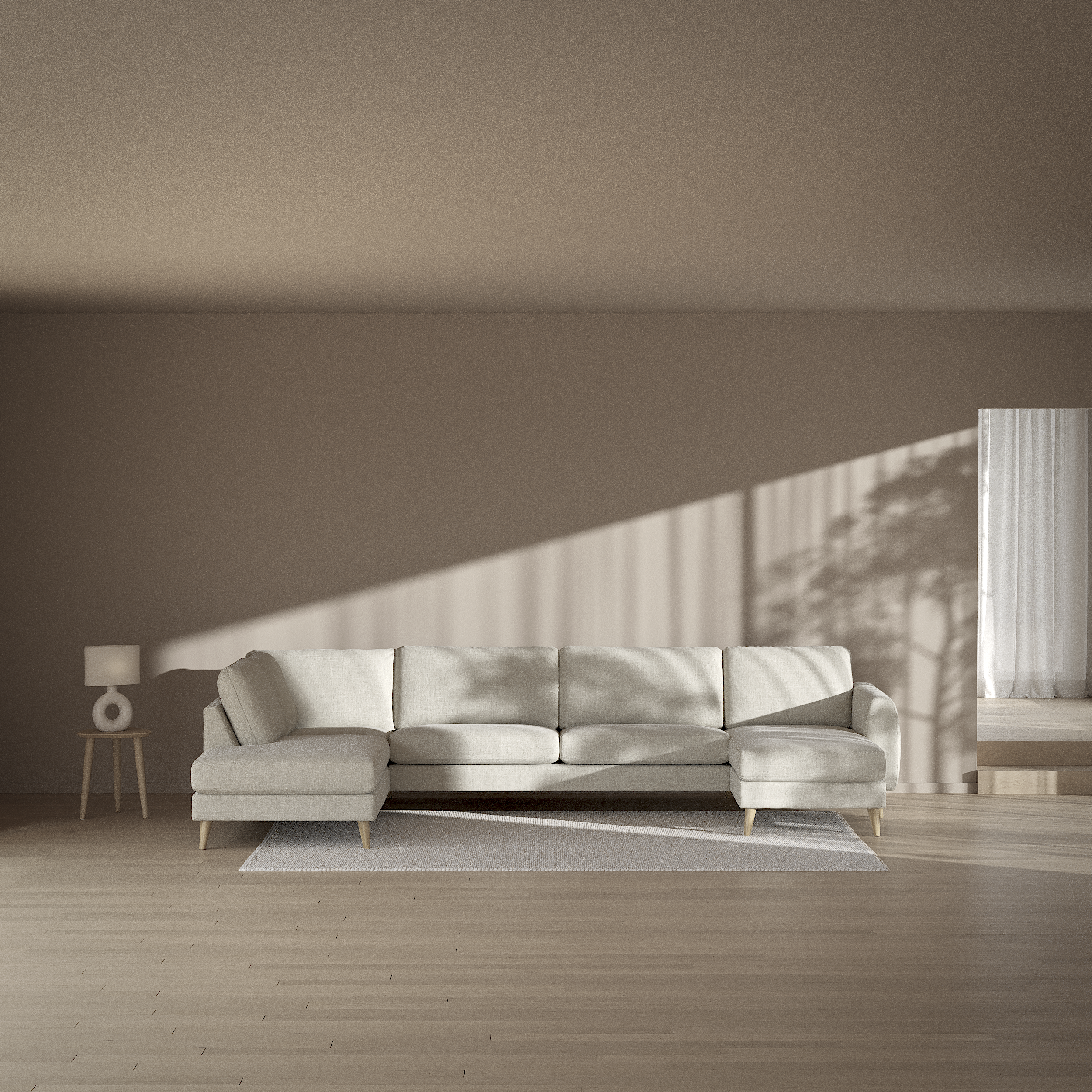 Bridge - 3-sits soffa med divan vänster och schäslong höger - inspiration