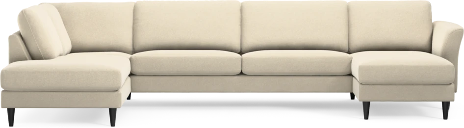 Bridge - 3-sits soffa med divan vänster och schäslong höger - Beige