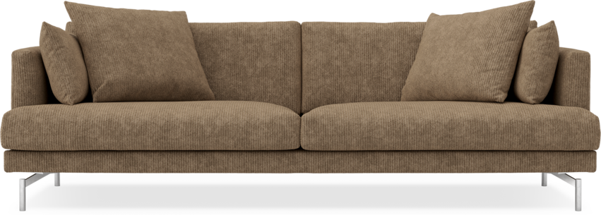 Harper - 4-sits soffa - Brun