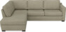 Friday - 2,5-sits soffa med divan vänster - Beige