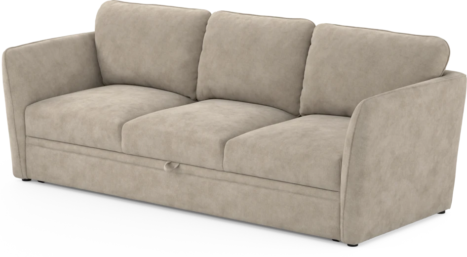 Öland - Bäddsoffa 3-sits, längsbäddad - Beige