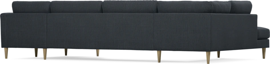 Bridge - 3-sits soffa med divan vänster och schäslong höger - Blå