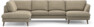 Madison Lux - 2-sits soffa med divan vänster och schäslong höger - Beige