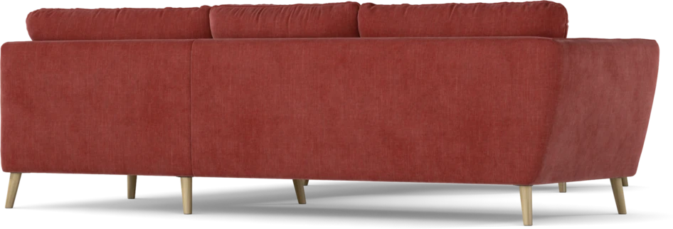 Madison Lux - Hörnsoffa med schäslong höger - Rosa