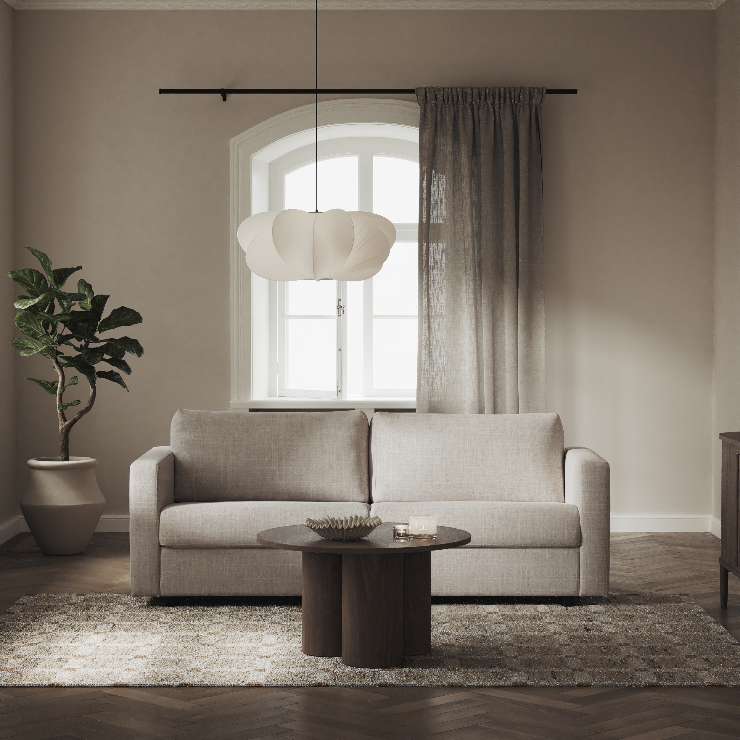 Lindö - Bäddsoffa 3-sits  - inspiration