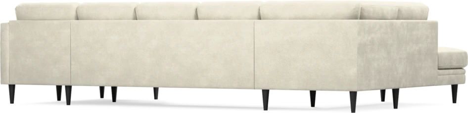 Eden - 3-sits soffa med divan vänster och schäslong höger - Vit