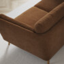 Madison Lux - 2-sits soffa med schäslong vänster - Brun