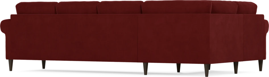 Eden - Hörnsoffa, 1+3-sits - Röd