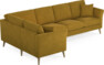 Eden - Hörnsoffa, 1+3-sits - Gul