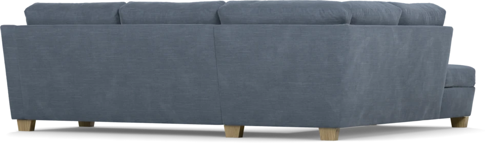 Friday - 2,5-sits soffa med divan vänster - Blå
