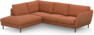 Madison Lux - 2-sits soffa med divan vänster - Orange