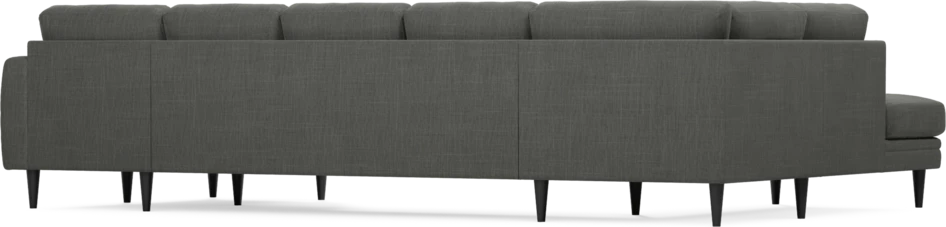 Eden - 3-sits soffa med divan vänster och schäslong höger - Grå