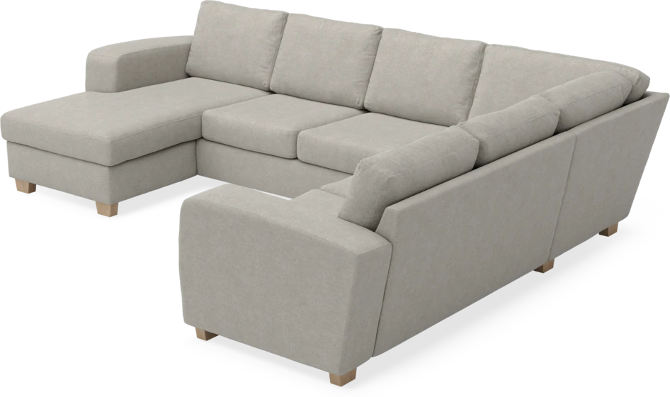 Friday - Hörnsoffa, 3+2-sits med schäslong vänster - Beige