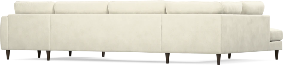 Bridge - 3-sits soffa med divan vänster och schäslong höger - Vit