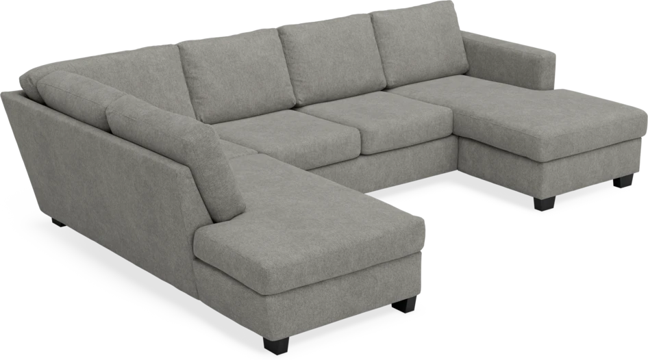 Friday - 3-sits soffa med divan vänster och schäslong höger - Grå