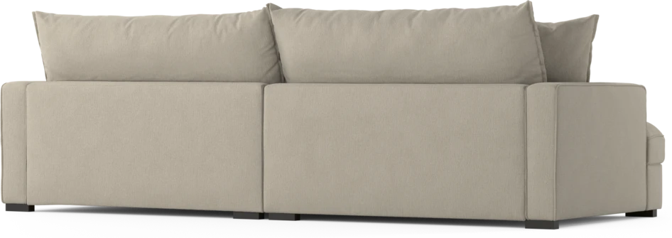 Rossi - 2-sits soffa med schäslong XL höger - Grå