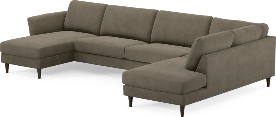 Bridge - 3-sits soffa med schäslong vänster och divan höger - Beige