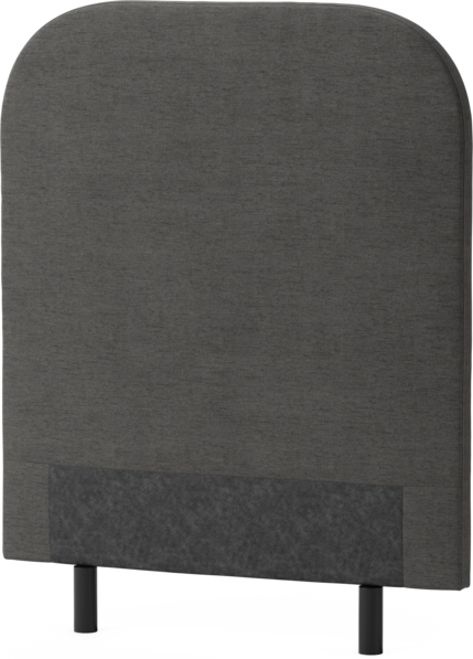 Delux Rundad - Sänggavel, 90-210 cm - Grå