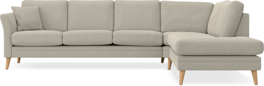 Eden - 3-sits soffa med divan - Brun