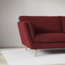 Madison Lux - 2-sits soffa med divan höger - Röd