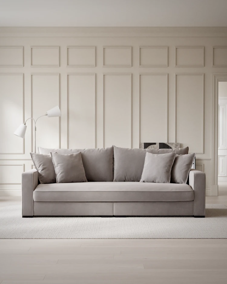 Rossi - 3-sits soffa, hel dyna - inspiration