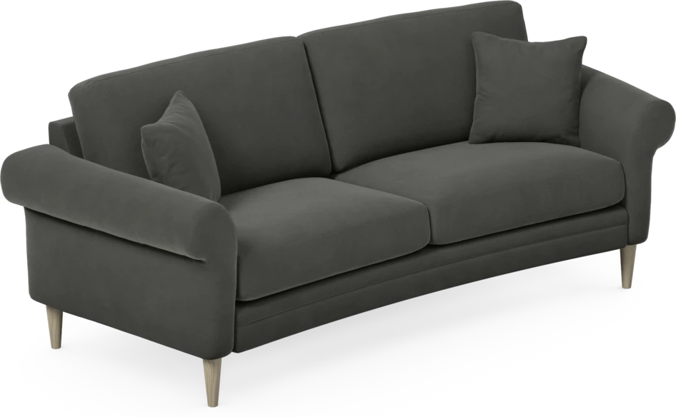 Eden - 2,5-sits soffa svängd - Grå