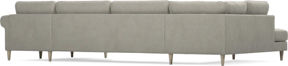 Bridge - 3-sits soffa med divan vänster och schäslong höger - Grå