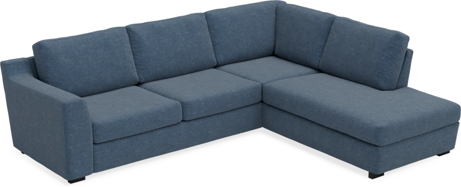 Friday - 2,5-sits soffa med divan höger - Blå