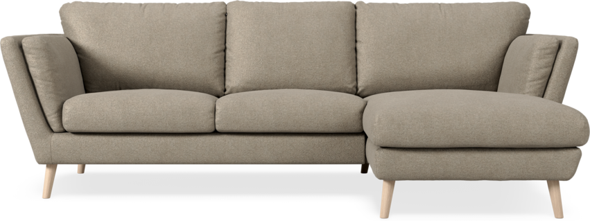 Madison Lux - 2-sits soffa med schäslong höger - Beige