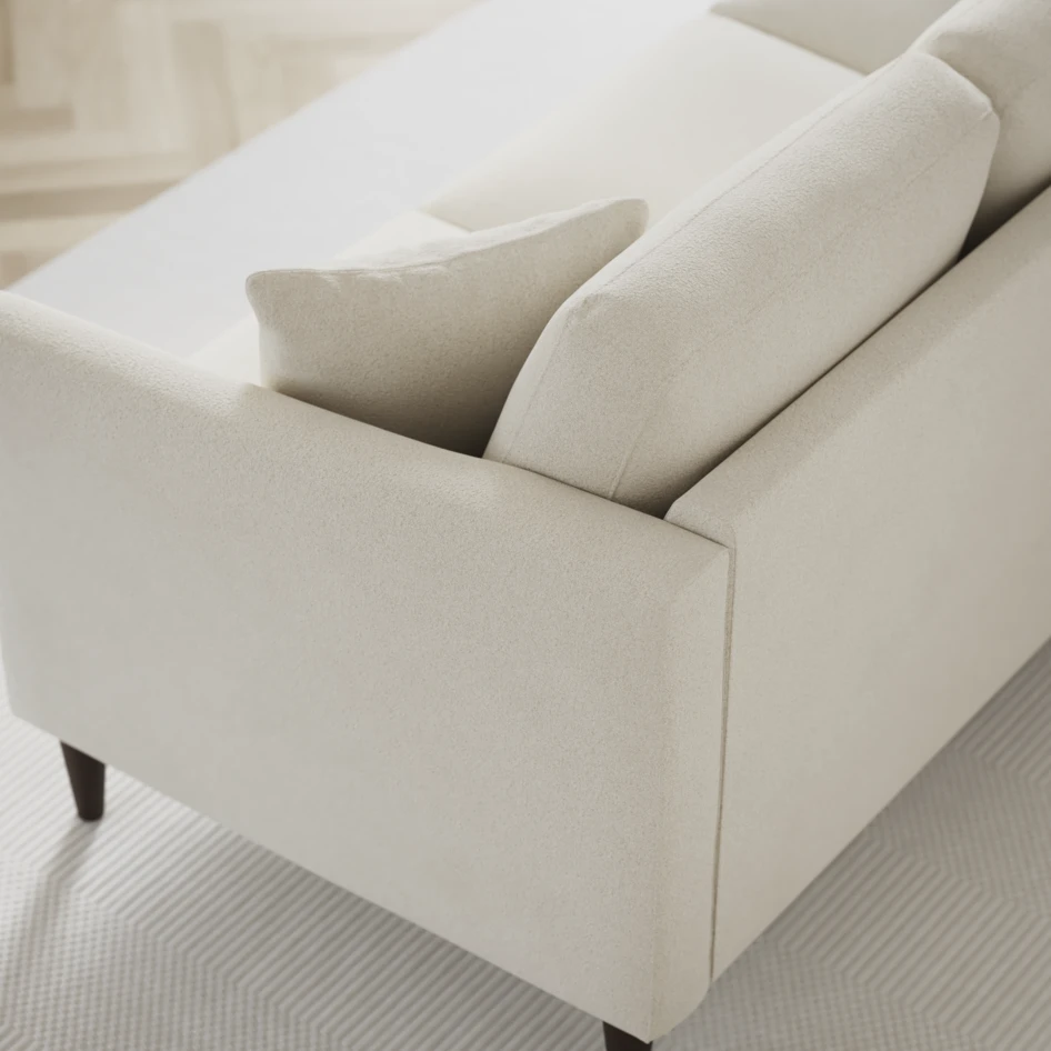 Eden - 2,5-sits soffa - Vit