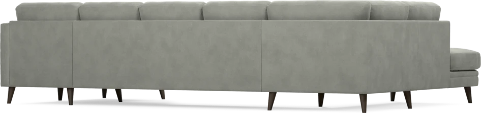 Eden - 3-sits soffa med divan vänster och schäslong höger - Grå