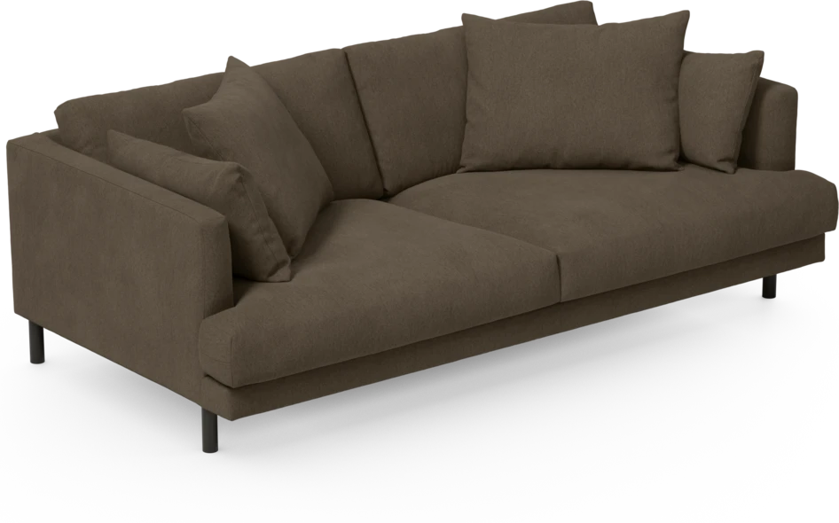 Harper - 3-sits soffa - Brun