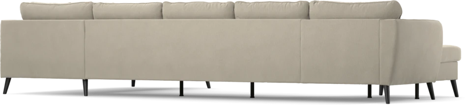 County - 4-sits soffa med schäslong vänster och divan höger - Grå