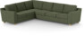 Friday - Hörnsoffa, 2+3-sits - Grön