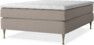 Delux Sense - Kontinentalsäng, enkelsäng med bäddmadrass - Beige