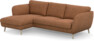 Madison Lux - 2-sits soffa med schäslong vänster - Orange