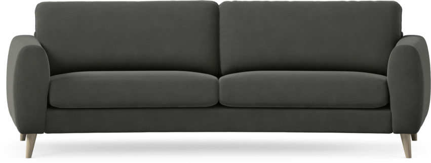 Bridge - 3-sits soffa svängd - Grå