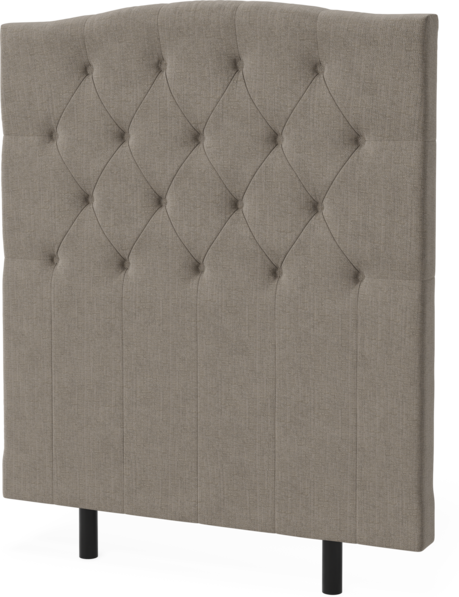 Asperö välvd - sänggavel, 90-180 cm - Brun