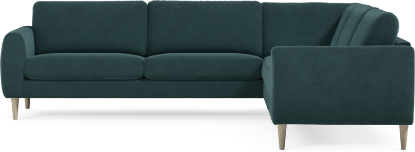 Bridge - Hörnsoffa, 3+2-sits - Blå