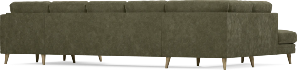 Eden - 3-sits soffa med divan vänster och schäslong höger - Grön