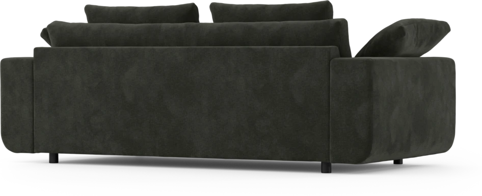 Amie - 3-sits soffa - Svart