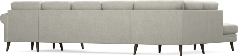 Eden - 3-sits soffa med divan vänster och schäslong höger - Grå