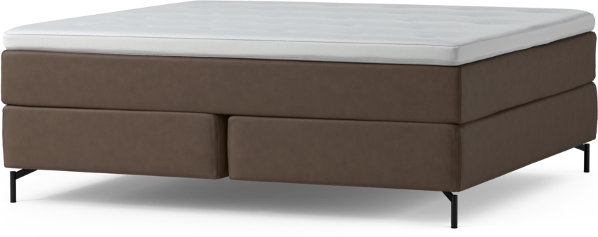 Delux Exclusive - Kontinentalsäng, dubbelsäng med bäddmadrass och sängben