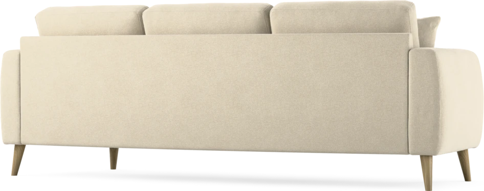 Eden - 3-sits soffa svängd - Beige